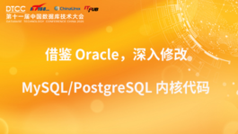 借鉴 Oracle，深入修改 MySQL/PostgreSQL 内核代码