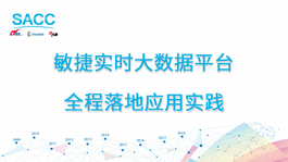 敏捷实时大数据平台全程落地应用实践