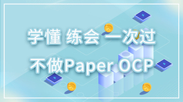 学懂、练会、一次过，不做Paper OCP